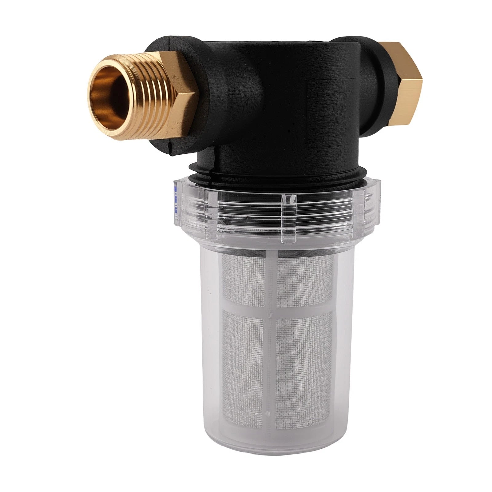 3/4" Brass Inline Water Filter for Garden Hose Pressure Washer