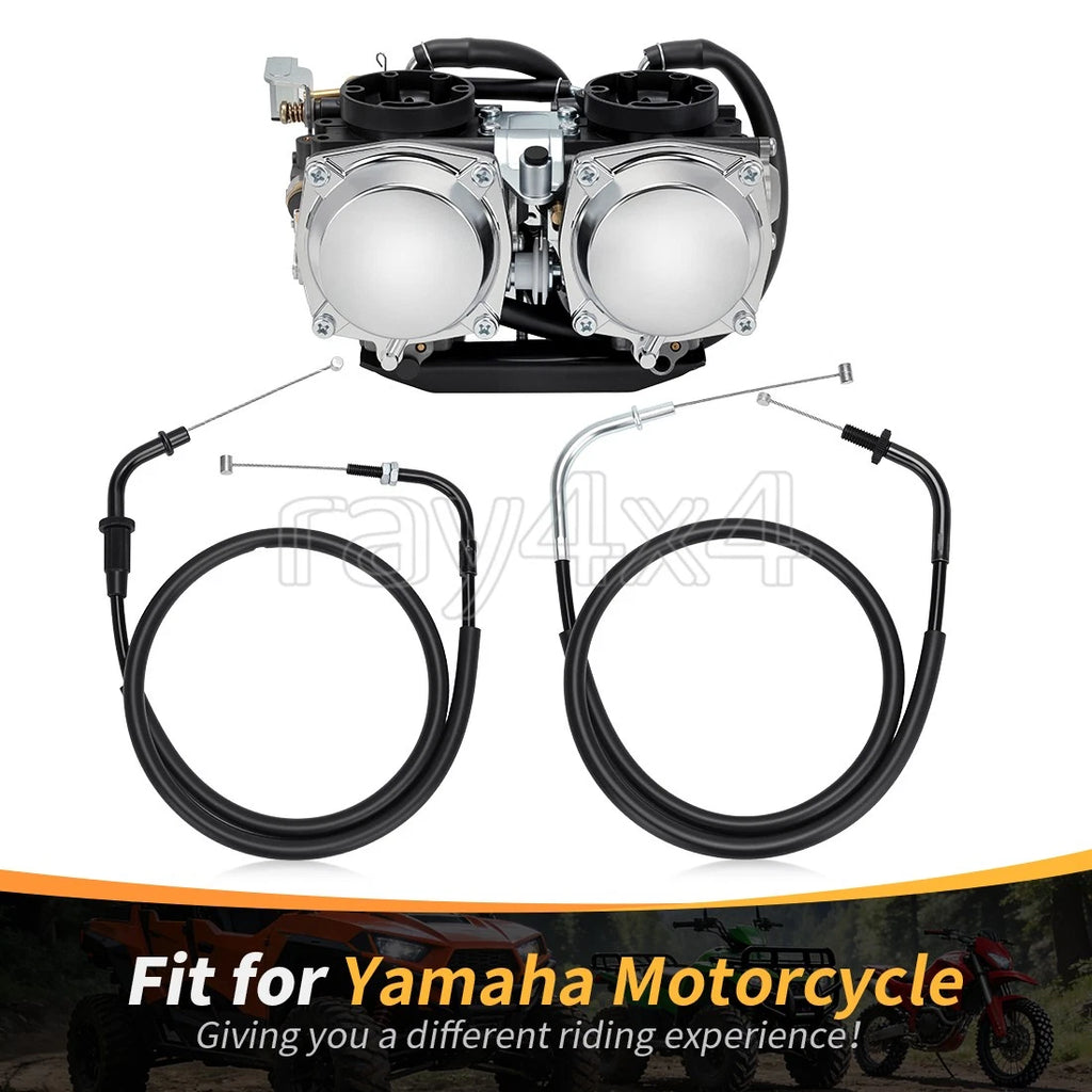 Carburetor Assembly w/ Throttle Cable for Yamaha XV535 Virago 535 (1995–2000)