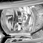 Pair of Chrome Housing Amber Side Headlights for Chevy Silverado (2007–2014)