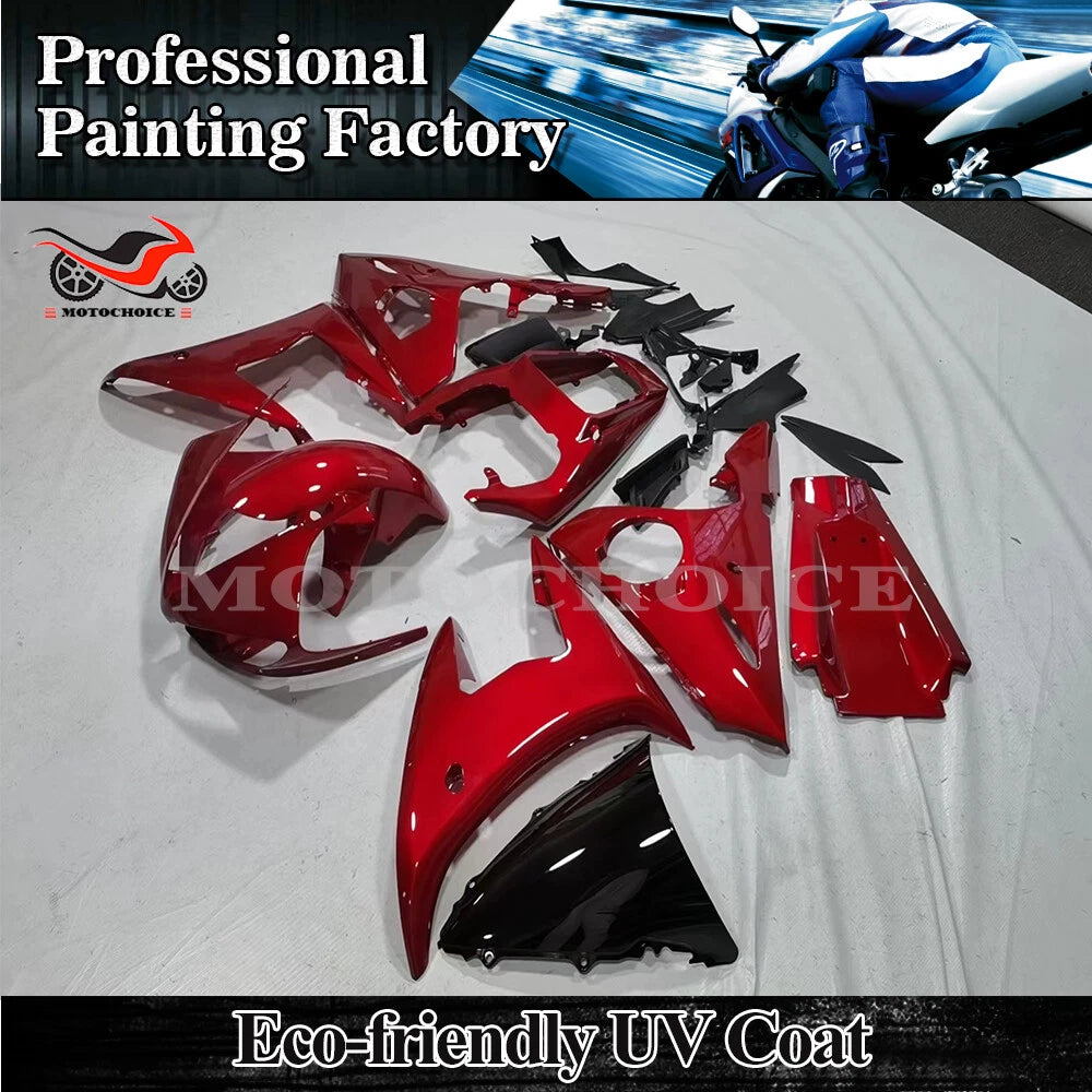 Fairing Bodywork Kit for Yamaha YZF-R6 (2005) - Glossy Red ABS