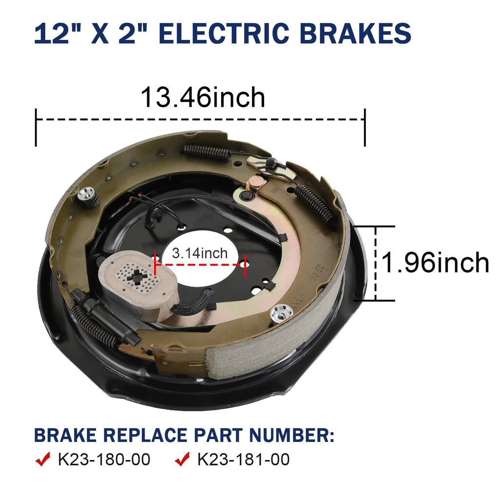 Hub Drum Kits for 7 Electric Brake (12" x 2")