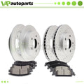 Set of 4 Brake Pads and Rotors for Oldsmobile Alero (1999–2004) Drilled