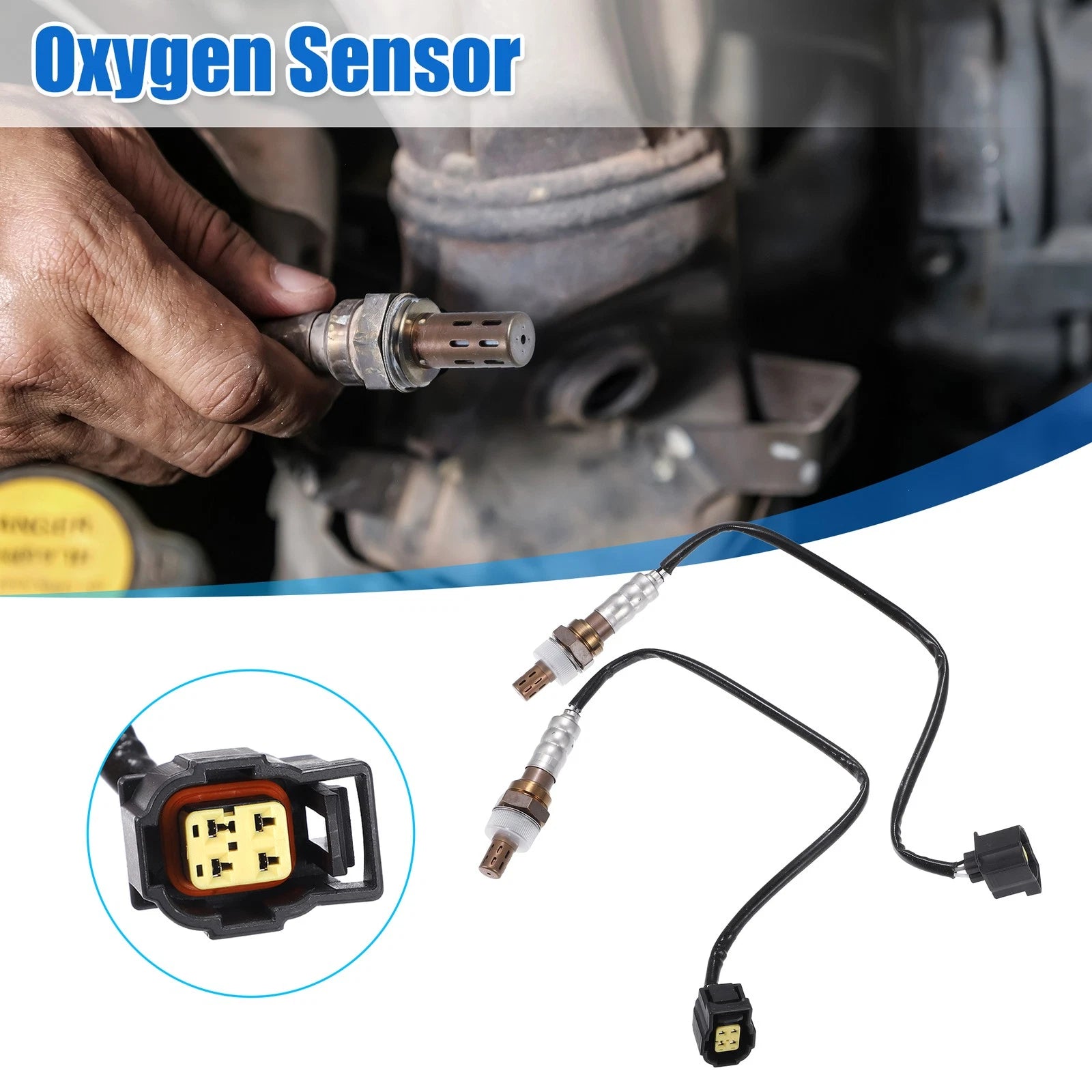 2X Upstream Oxygen Sensor O2 for Dodge Durango, Jeep Liberty (731618155041)