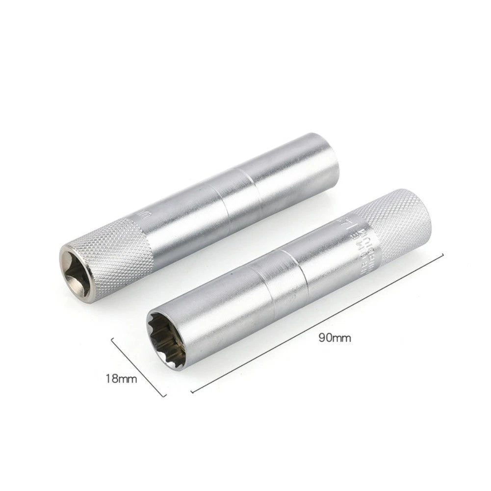 16mm Spark Socket Wrench 12 Point Magnetic Thin Wall Chrome Steel Tool