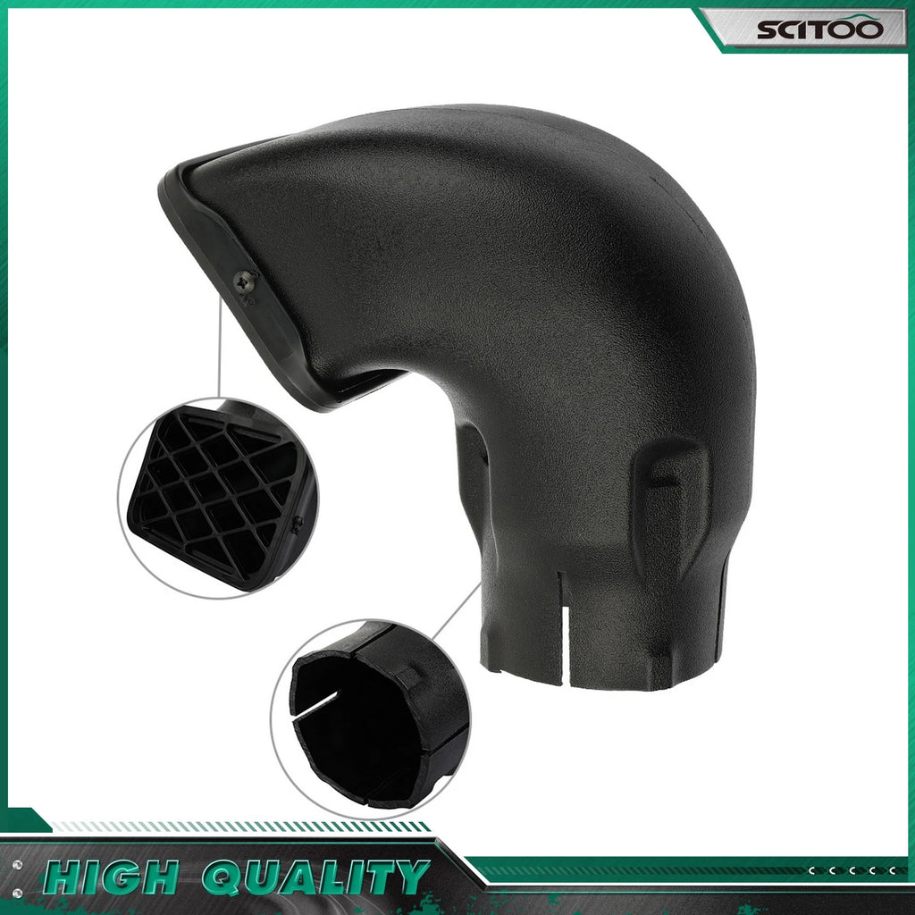 3.5" Auto Air Ram Snorkel Head for Toyota Landcruiser VDJ76/78/79 (LLDPE, Black)