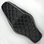 2-up Diamond Stitch Leather Seat for Harley XL883N XL883L XL883X (2005–2013)