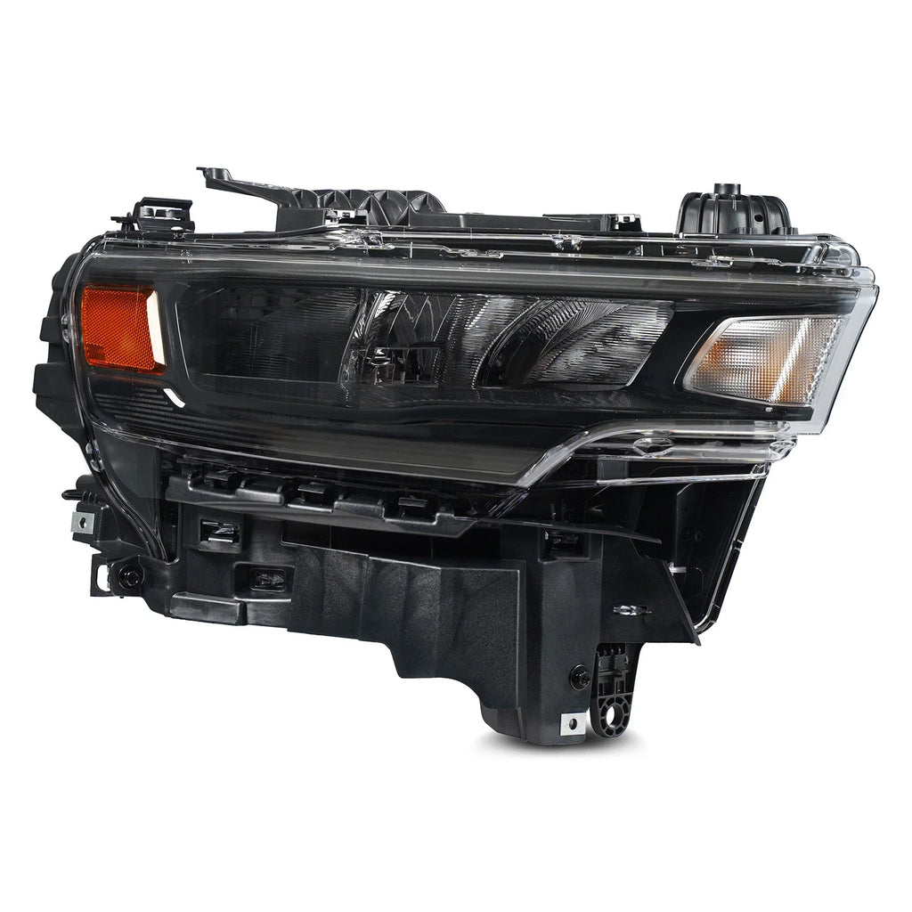 LED Headlight for Ram 1500 (2025–2026) - Halogen Turn Signal, Black Trim