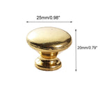 2Pcs Antique Mini Round Cabinet Drawer Pull Knob Handle for