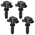 Set of 4 NGK COP Ignition Coils for Mazda 3 Sport 6 MX-5 Miata (2004–2013)