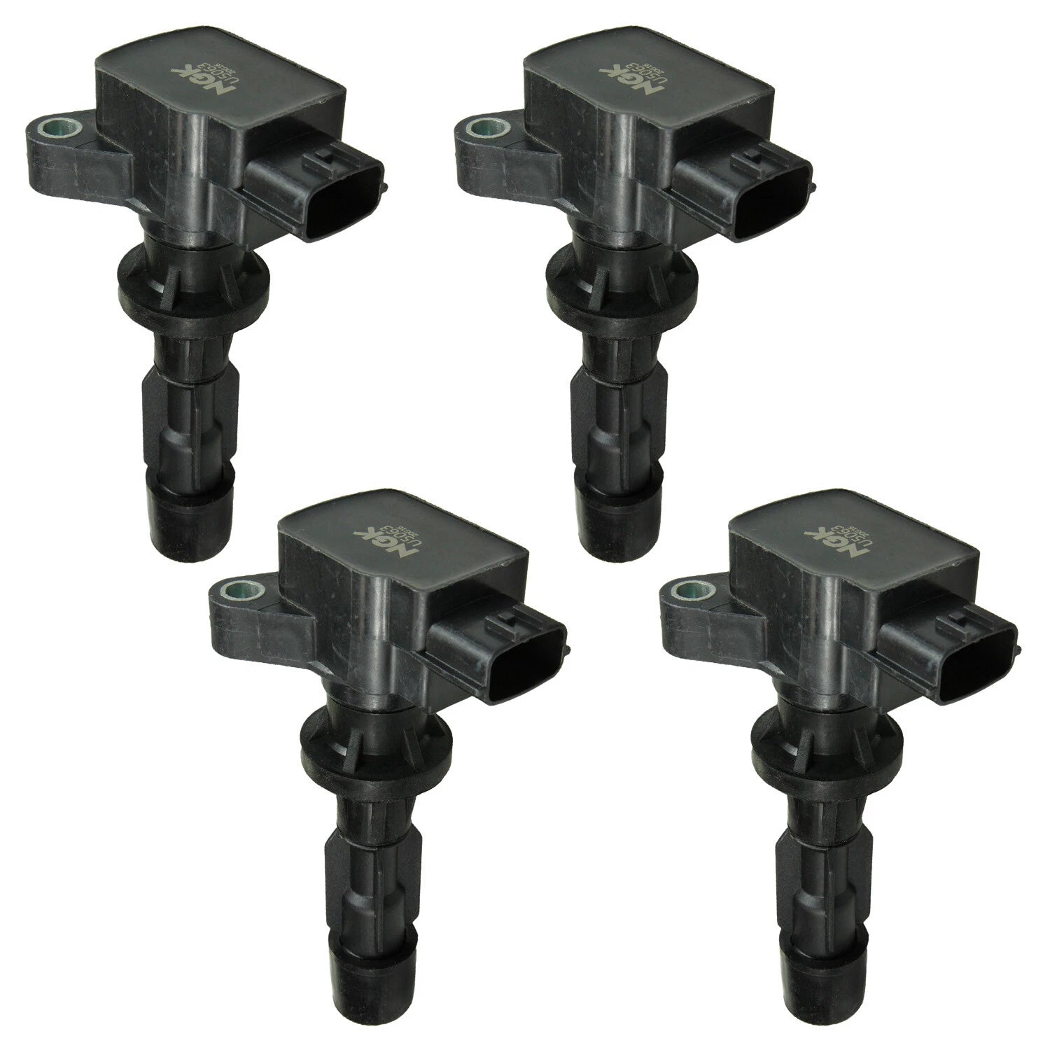 Set of 4 NGK COP Ignition Coils for Mazda 3 Sport 6 MX-5 Miata (2004–2013)