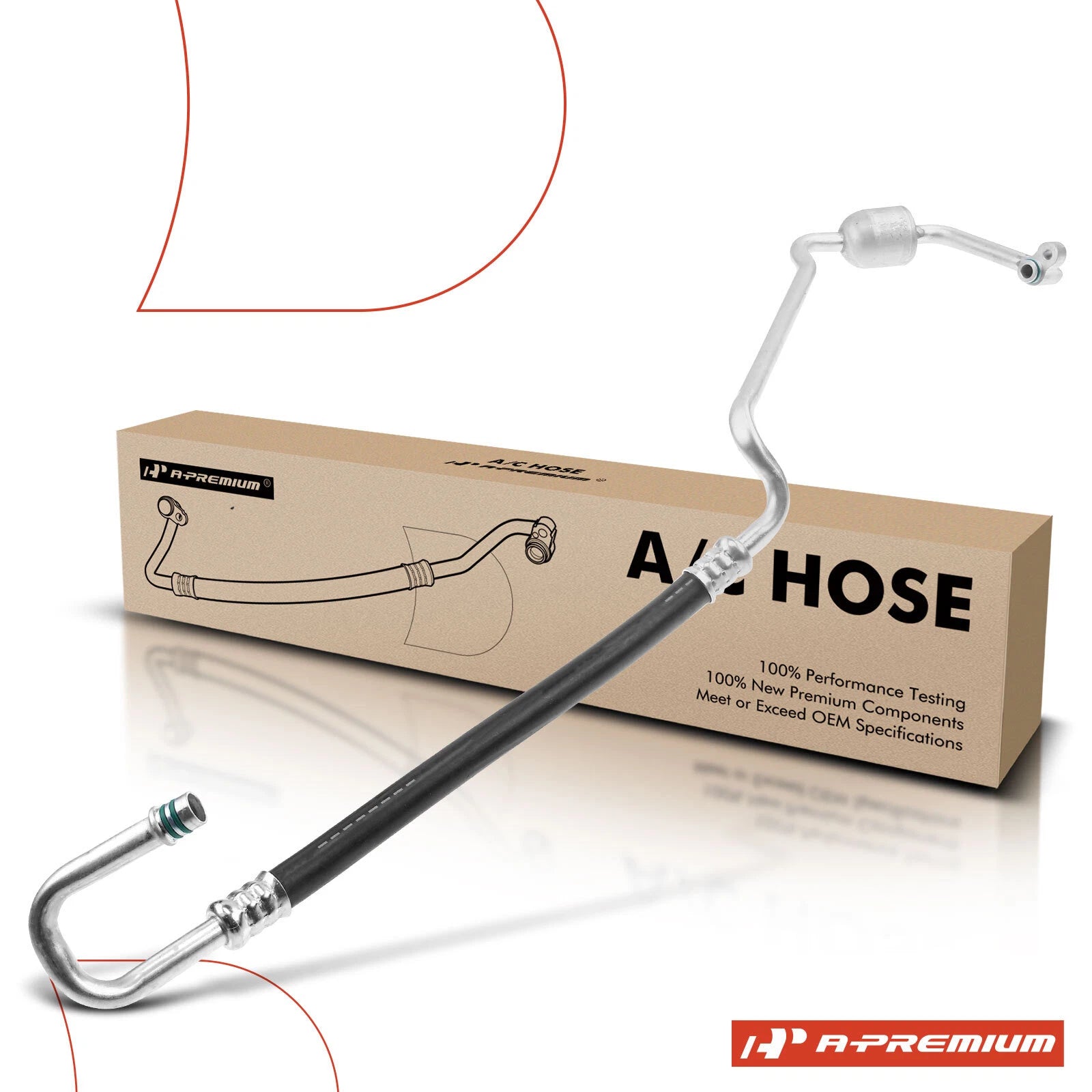 AC Refrigerant Suction Line for Toyota Tundra (2005-2006) Low Pressure