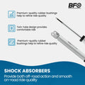 Set of 2 Front Shock Absorbers for Chevy Silverado Suburban GMC Sierra 1500 (1999–2006)