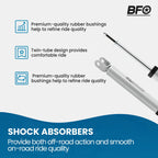 Set of 2 Front Shock Absorbers for Chevy Silverado Suburban GMC Sierra 1500 (1999–2006)