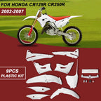 Bodywork Fairing Kit for Honda CR125R CR250R (2002–2007) White ABS