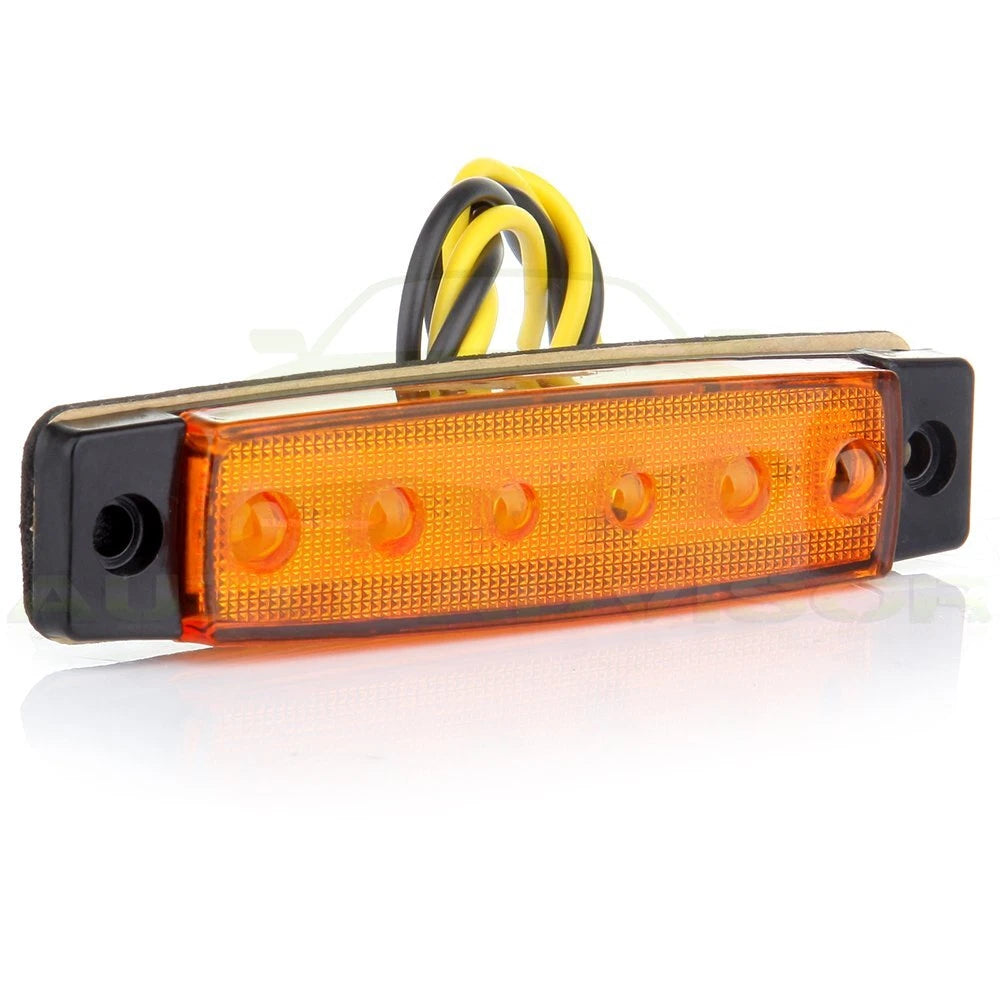 Set of 10 LED Clearance Light Side Marker for Truck Trailer Van 12V