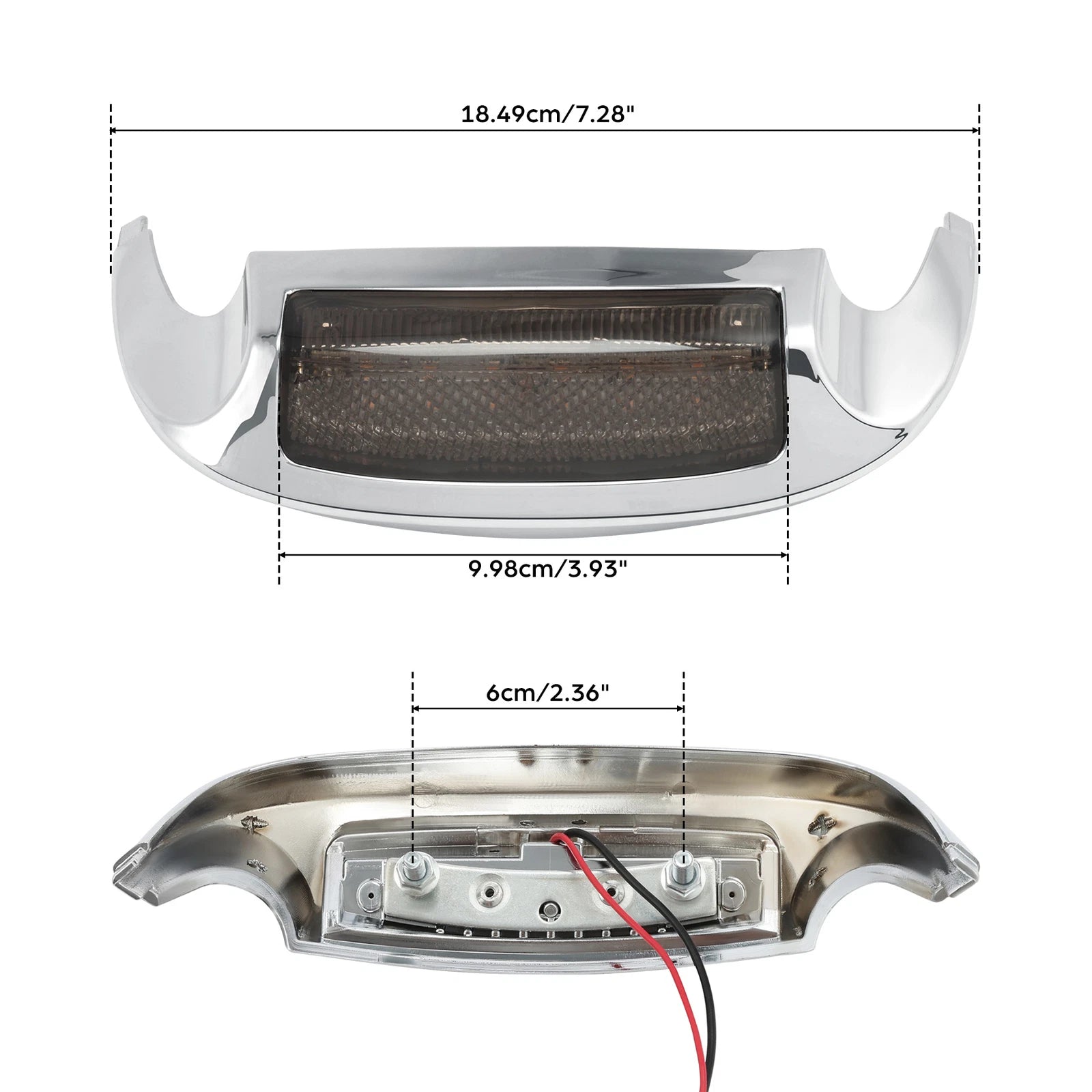 Front Fender Tip Smoke Lens for Harley Electra Tri Glide Ultra Limited (2014–2023)
