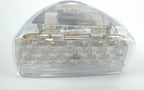 Amber LED Side Turn Signals Pair w Clear Lenses for Peterbilt 379 378 (2010–2020)