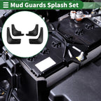 Mud Flaps Splash Guards for Kia KX1 (2019–2022) W/ Mount Accessories