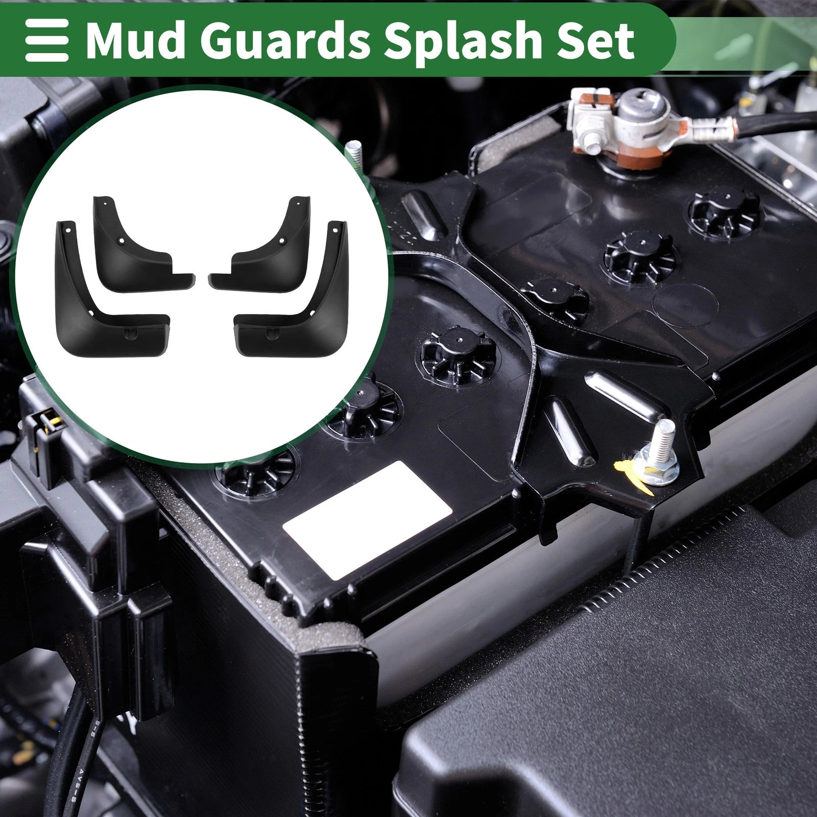 Mud Flaps Splash Guards for Kia KX1 (2019–2022) W/ Mount Accessories