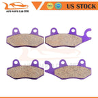 Front Carbon Fiber Brake Pads for Kawasaki Brute Force 650 (2006–2011)