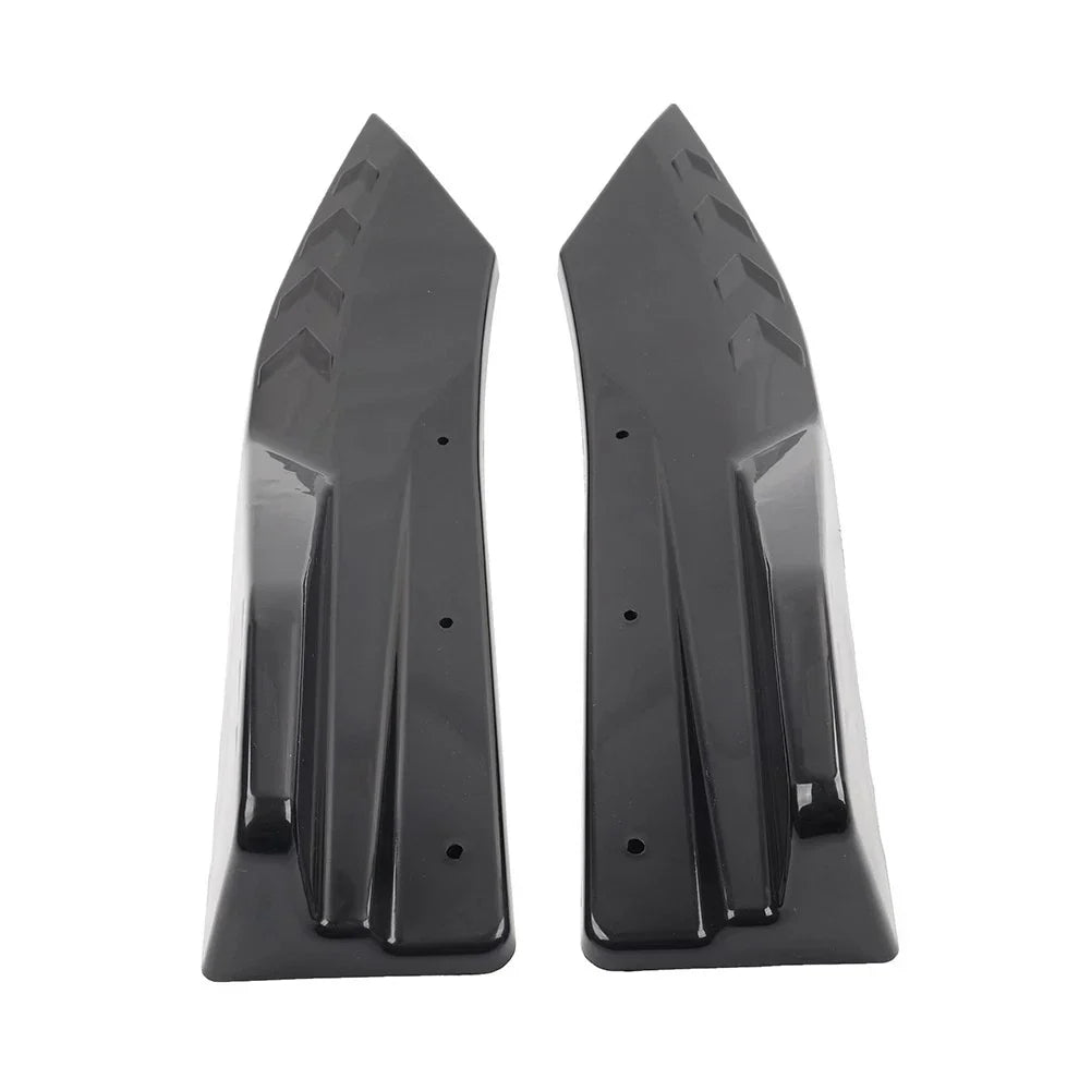 Blk Universal Rear Bumper Strip Lip Spoiler Diffuser Protector for Car