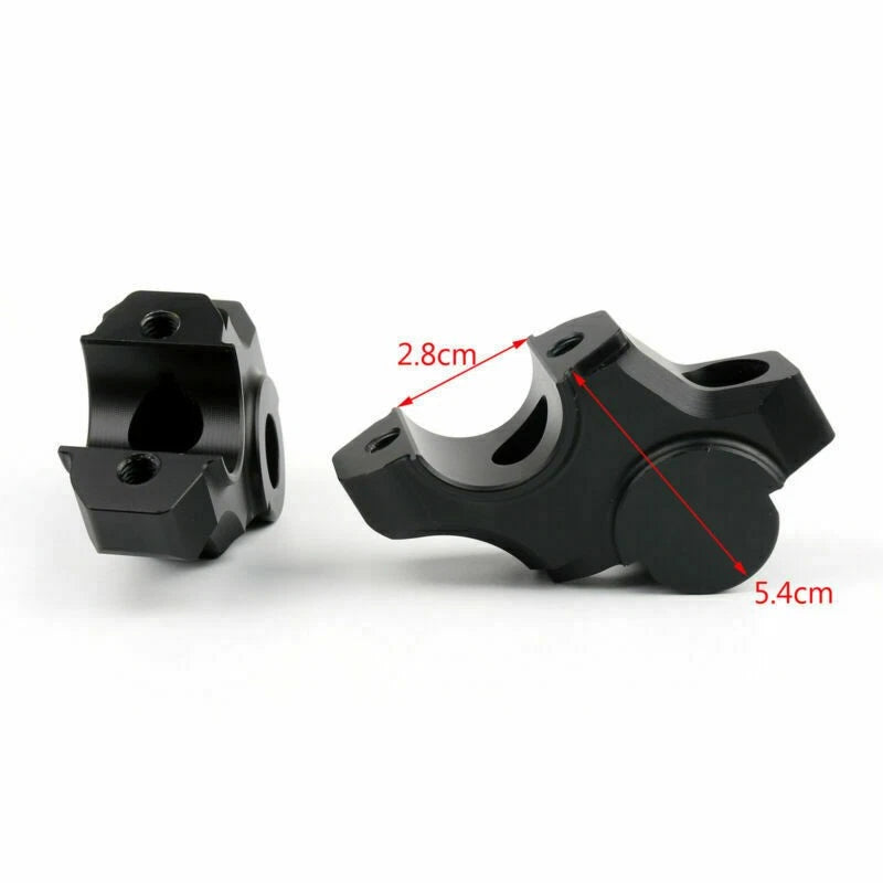 Handlebar Bar Risers 15mm Up 30mm Back for Yamaha MT-09 XSR900 (2012–2020)