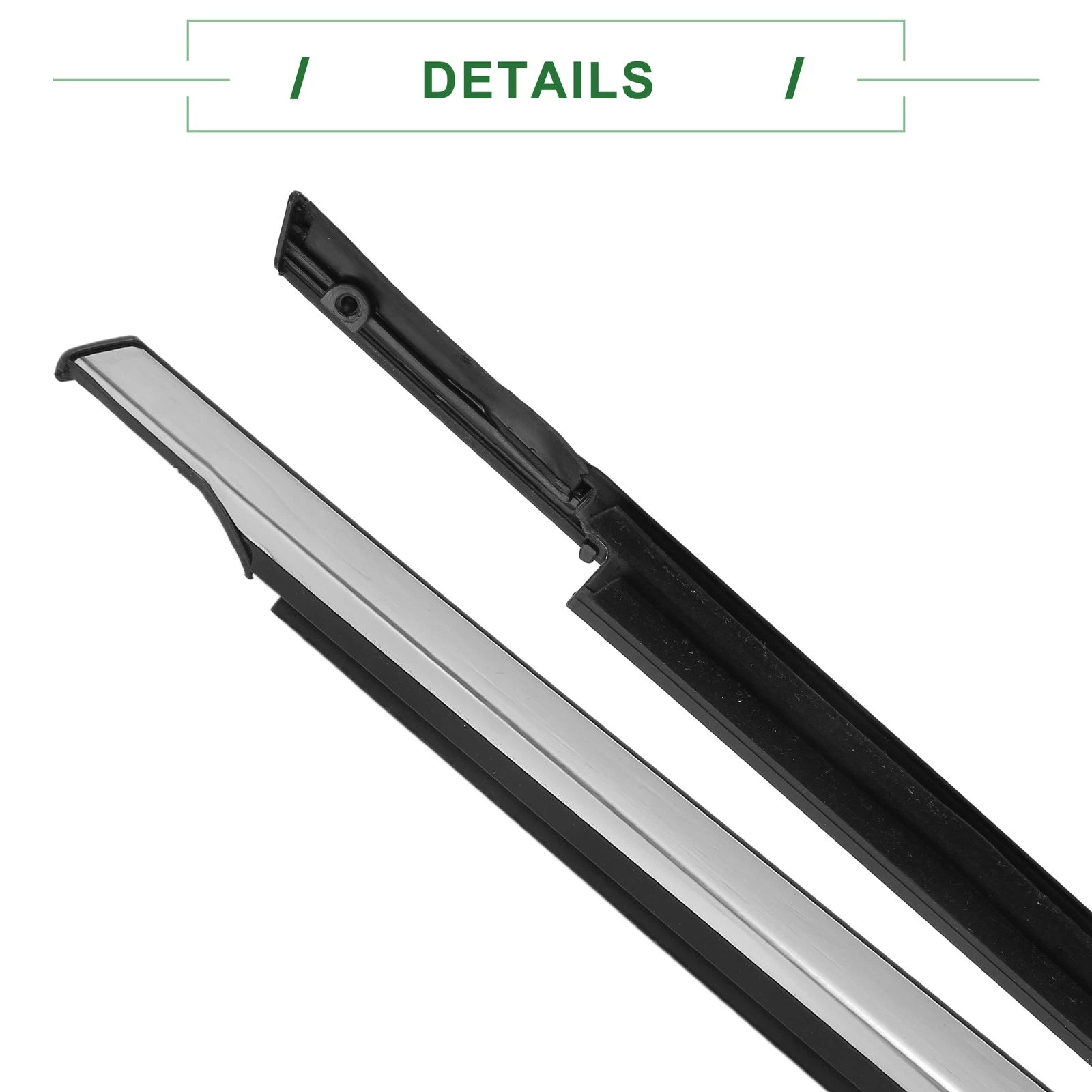 2pcs Rear Weatherstrip Window Seal No. 72450TA0A01 for Honda Accord 