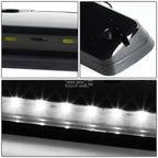 3Pcs Smoked Housing White LED Cab Roof Running Light for Silverado/Sierra (2007–2013)