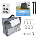 Canopy Side Shade Mesh Sunshade for Camper Trailer (9' x 7')