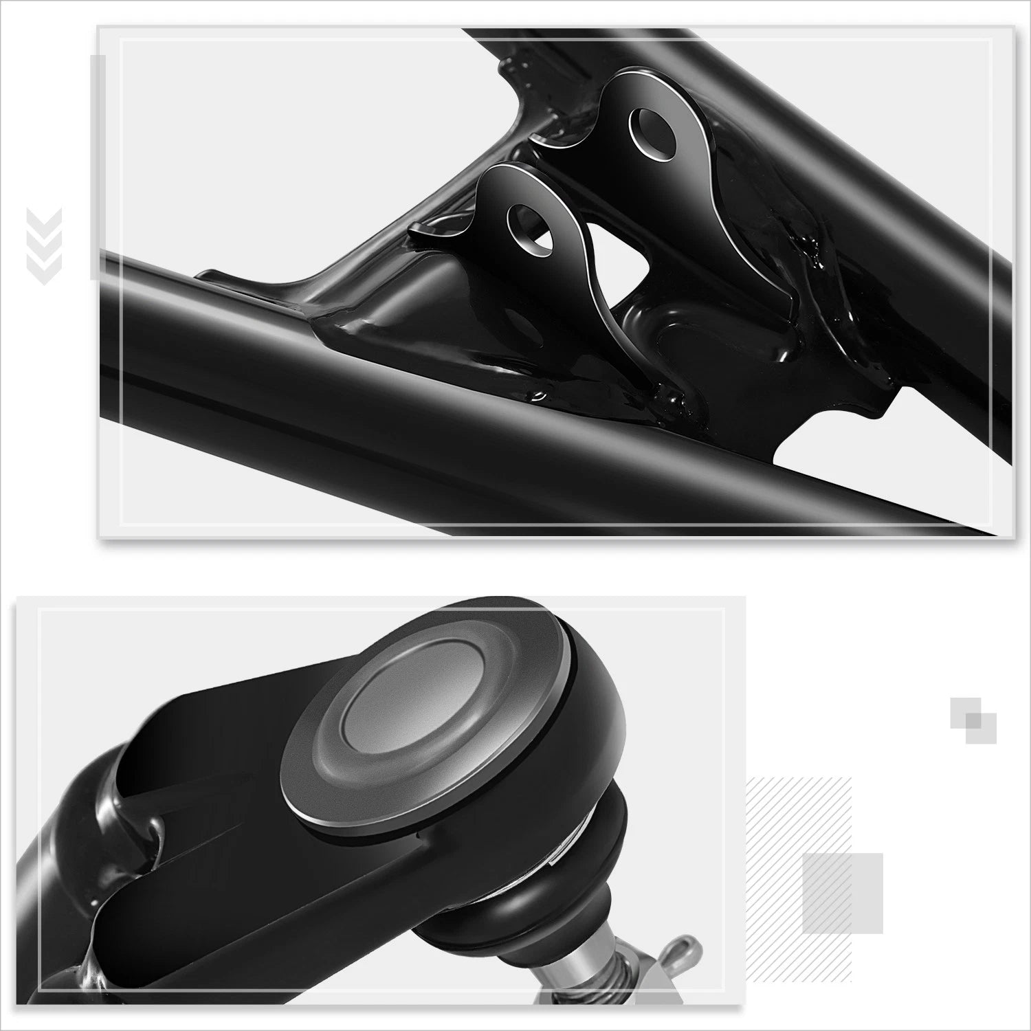 Bumper Lights for Silverado/Avalanche (2003–2007) Black Housing Clear Corner