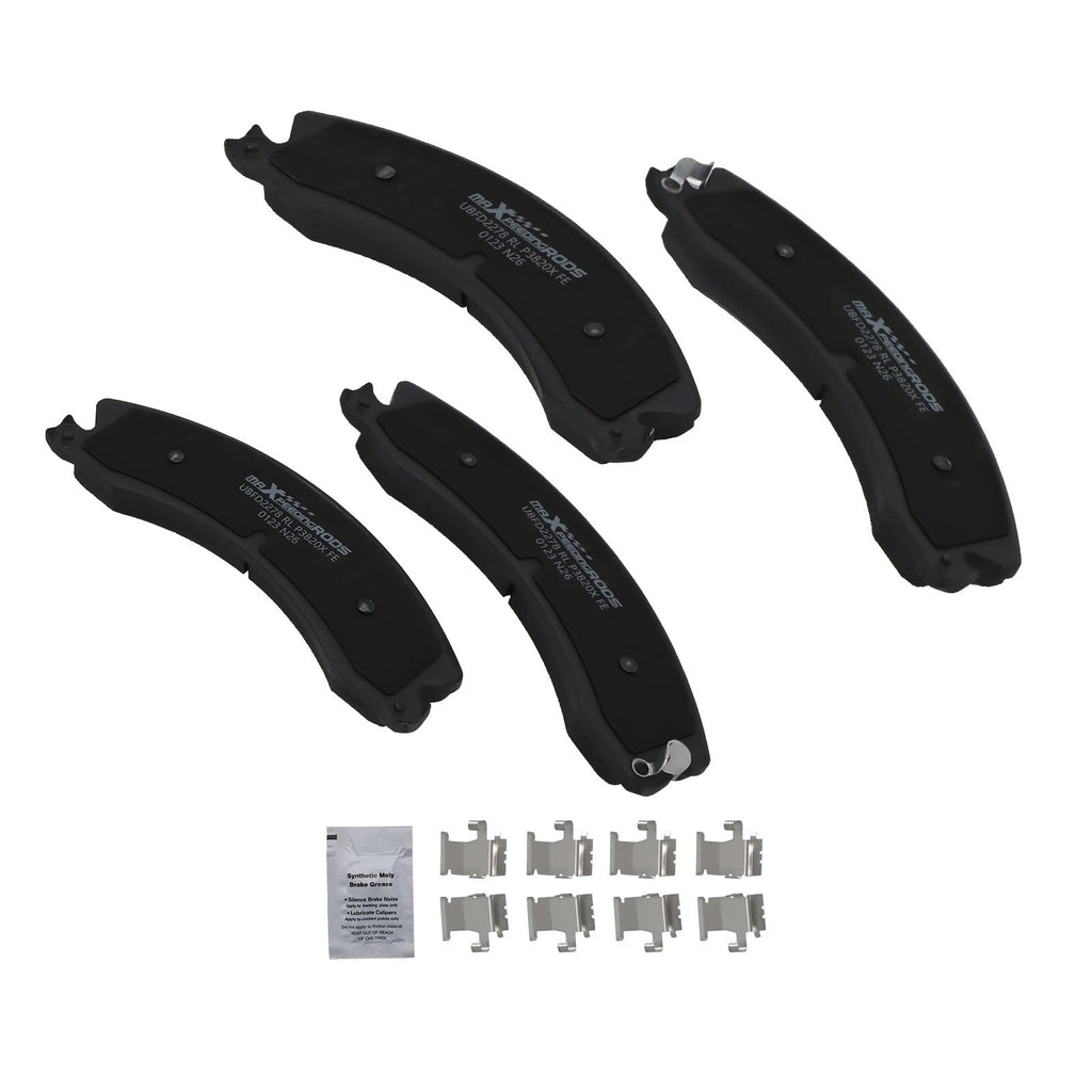 Front Brake Pads Kit for Chevy Silverado 2500/3500 GMC Sierra 3500 HD (2012–2019)