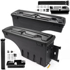 2X Truck Bed Storage Tool Box for Chevy Silverado GMC Sierra 1500