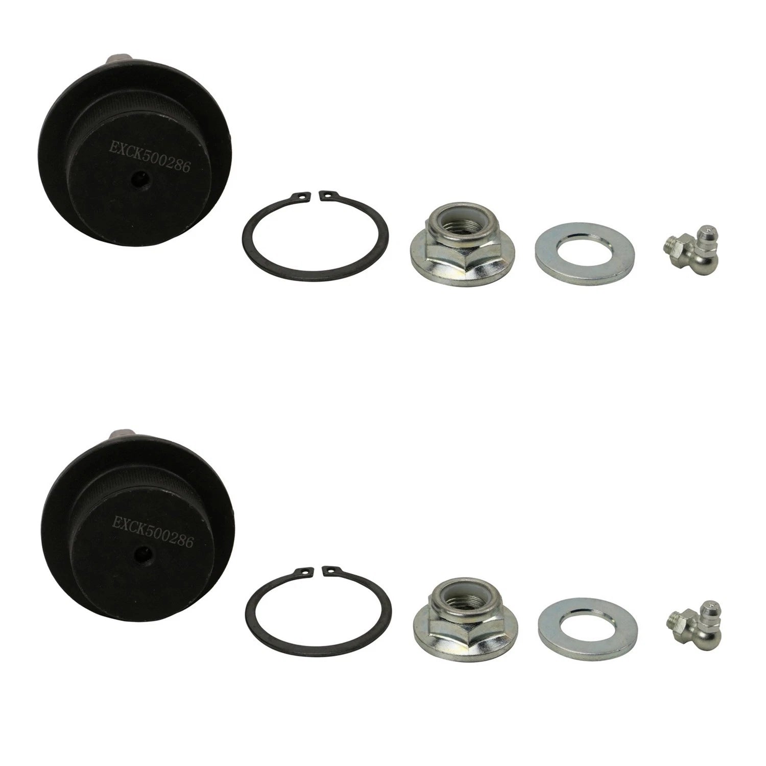 Set of 2 Front Lower Suspension Ball Joints for Dodge Ram 1500 (2002–2010)