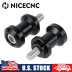CNC 8mm Swingarm Spools Slider for BMW S1000R HP4 S1000RR F800R (2013–2015)