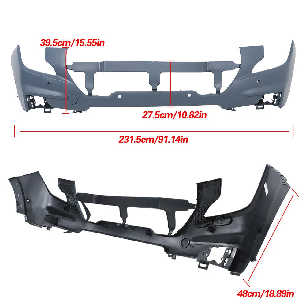 Front Upper Bumper Assembly for GMC Terrain (2022–2024) 6 Holes