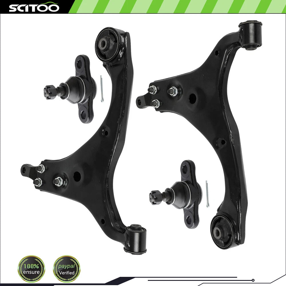 Set of 4 Front Lower Control Arm Ball Joints for Hyundai Elantra (2007–2012)