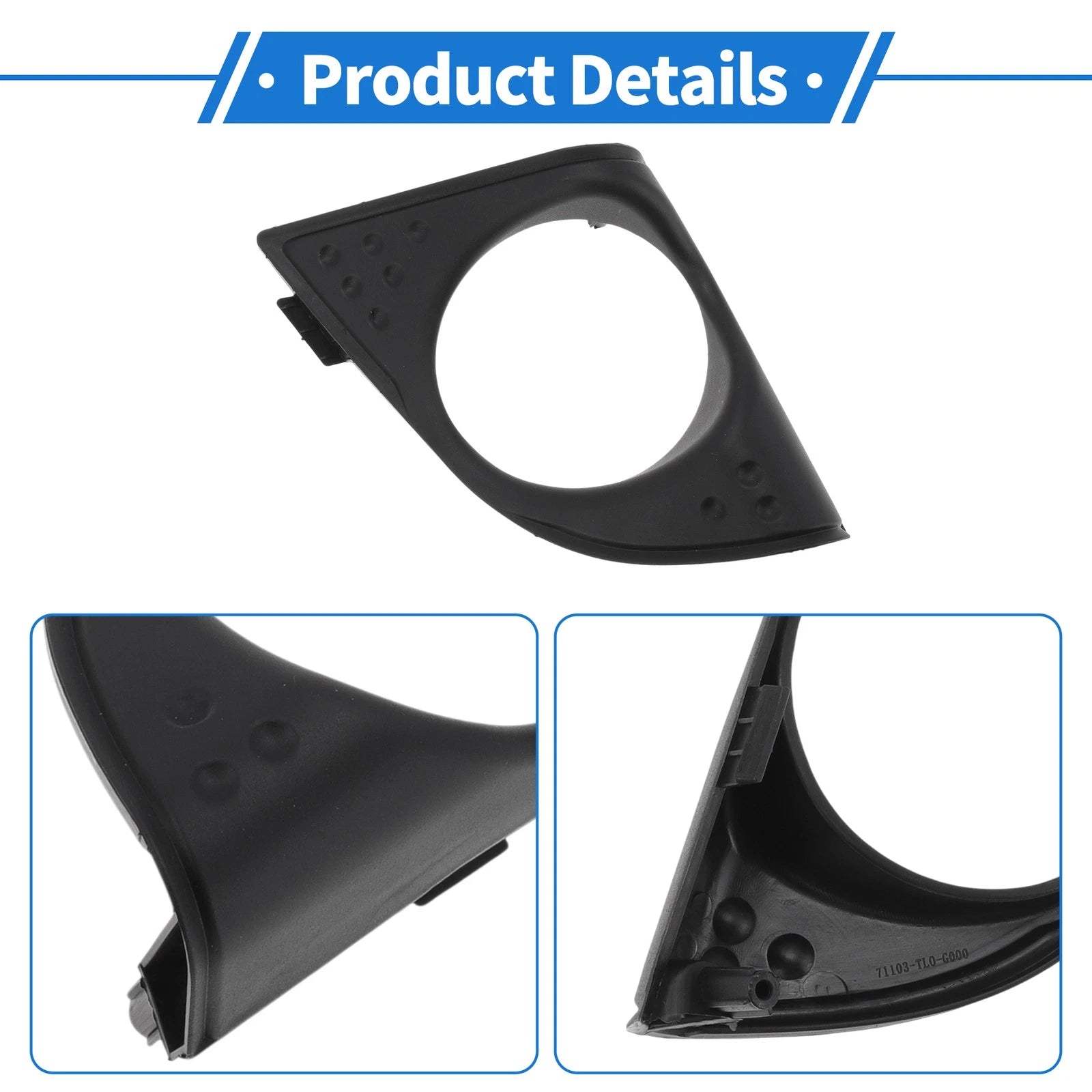 Front Right Fog Light Grill No. 71103TL0G00 for Honda Accord, Acura TSX (2009–2012)