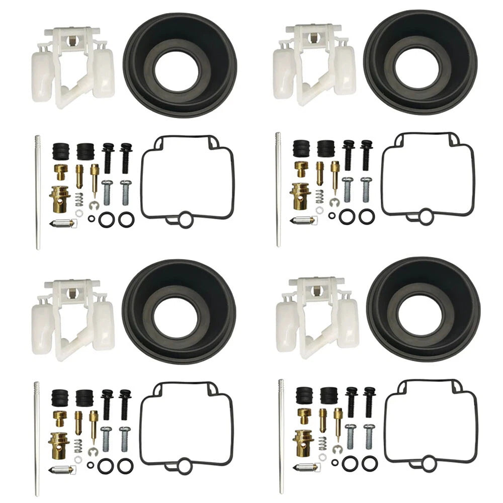 4X Carburetor Kit Float Ring Needle Gasket for Suzuki GSX600F GSX600 (1990–1996)