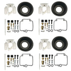 4X Carburetor Kit Float Ring Needle Gasket for Suzuki GSX600F GSX600 (1990–1996)