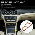 Center Console Panel Sticker for Mercedes-Benz GLA GLB EQA EQB 2020-2024 Brown