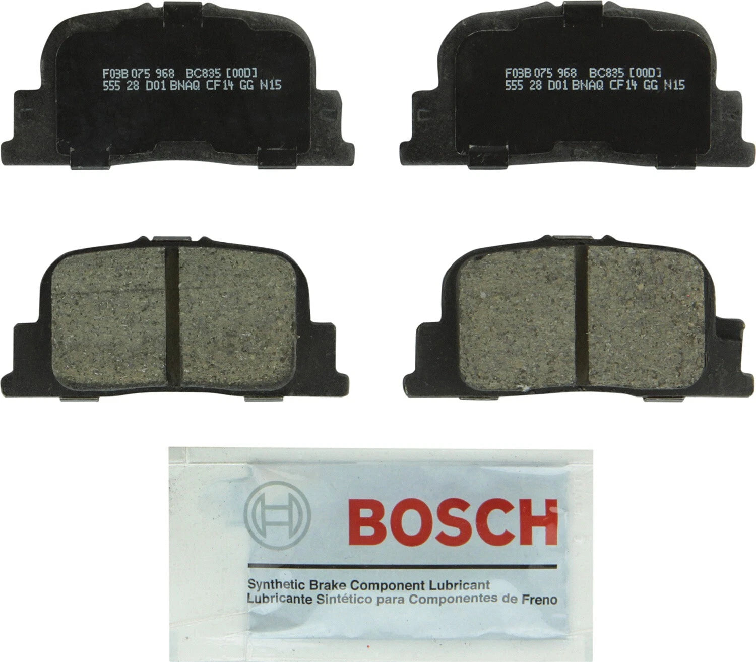 Bosch Rear QuietCast Ceramic Brake Pads for
