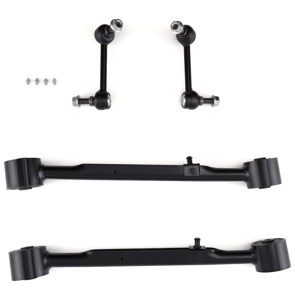 Set of 4 Rear Upper Control Arms Sway Bar Links for GMC Envoy Trailblazer (2002–2009)