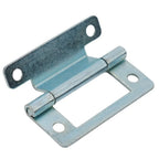 2X Steel Cranked Flush Hinge for Cupboard Door (Any Model)