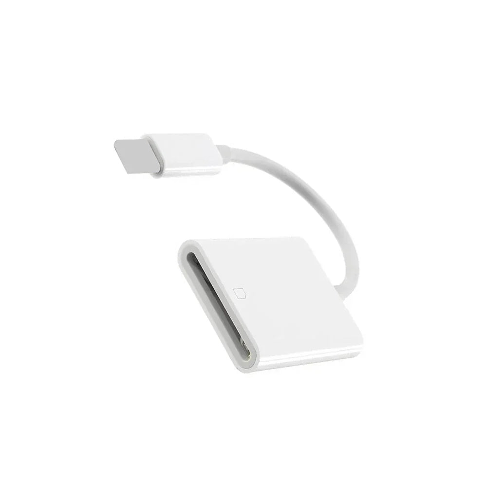 SD Card Adapter for iPad iPhone 7 8 X Xs 11 12 13 14 Pro Max (2017-2023)