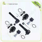 Set of 6 Front Steering Tie Rods & Ball Joints for Ford E-150 Econoline (1992–2002)