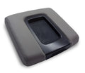 Center Bench Lid Armrest for GMC Sierra (2014–2019) Medium Gray PVC Leather