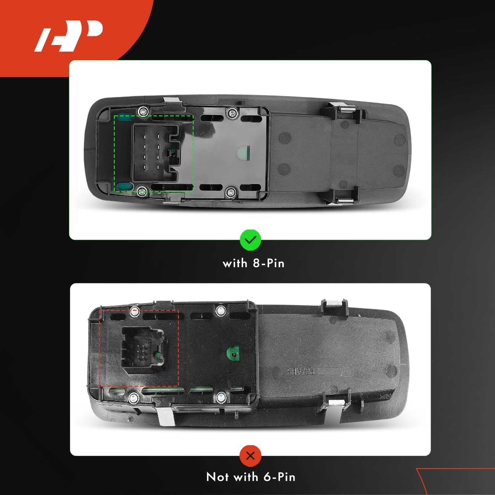 Front Right Power Window Switch for Dodge Grand Caravan (2008-2011)
