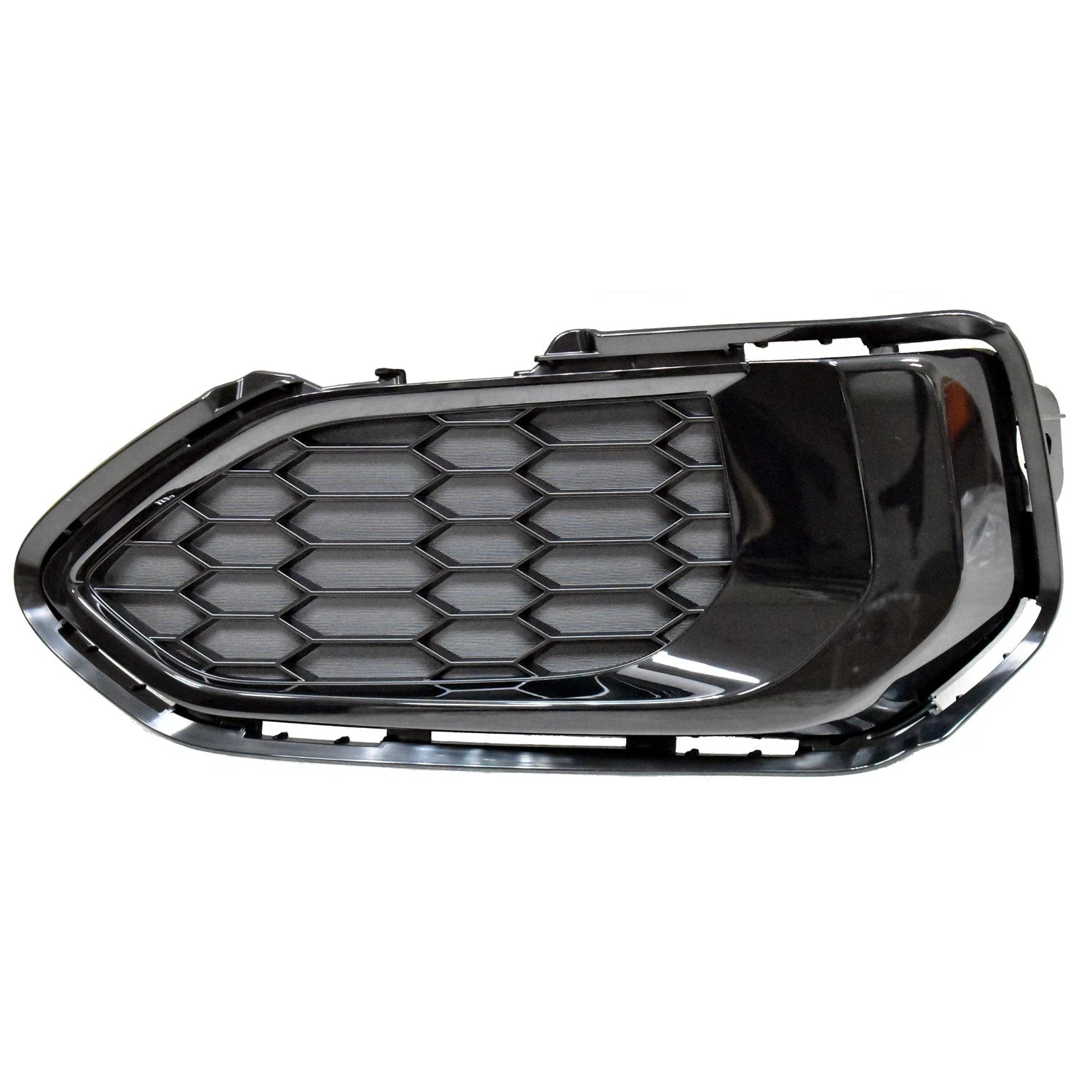 Replacement Black Gloss ABS Plastic Driver Side Fog Light Cover