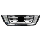 Front Upper Bumper Grille for Nissan Pathfinder (2017–2020) Chrome/Black