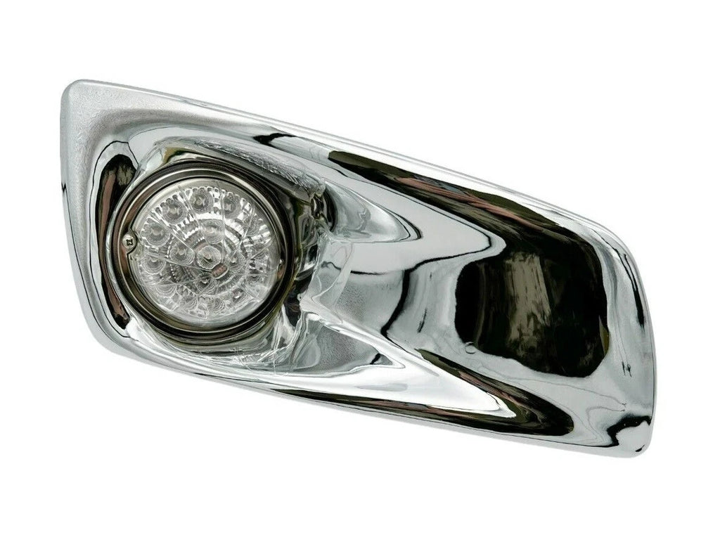 RH Fog Light Lamp Bezel with Amber LED for Kenworth T660 (2007–2017)